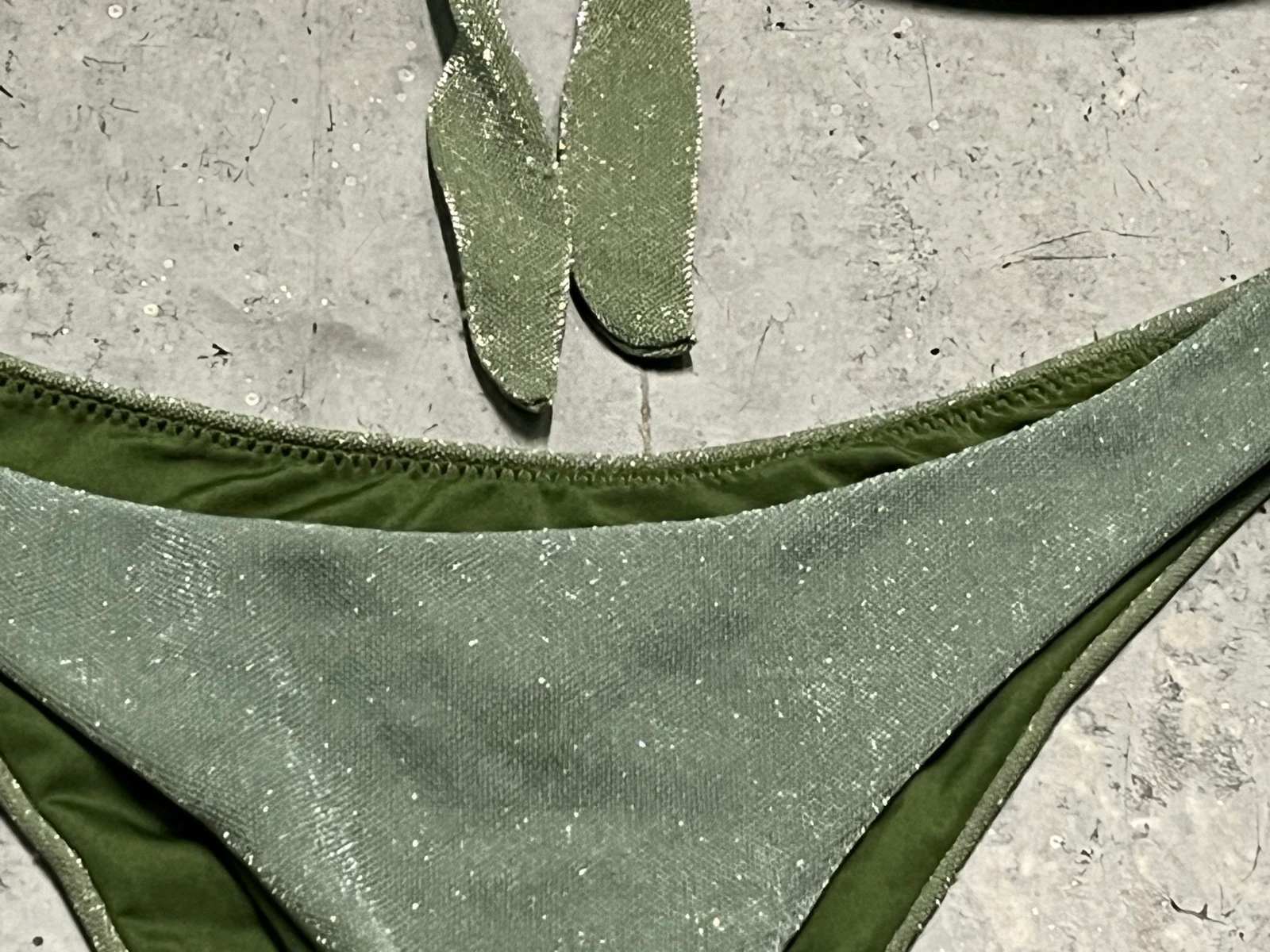 Bikini vert bicolore et brillant – photo 9